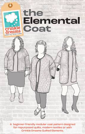 Crinkle Dreams Elemental Coat Sewing Pattern