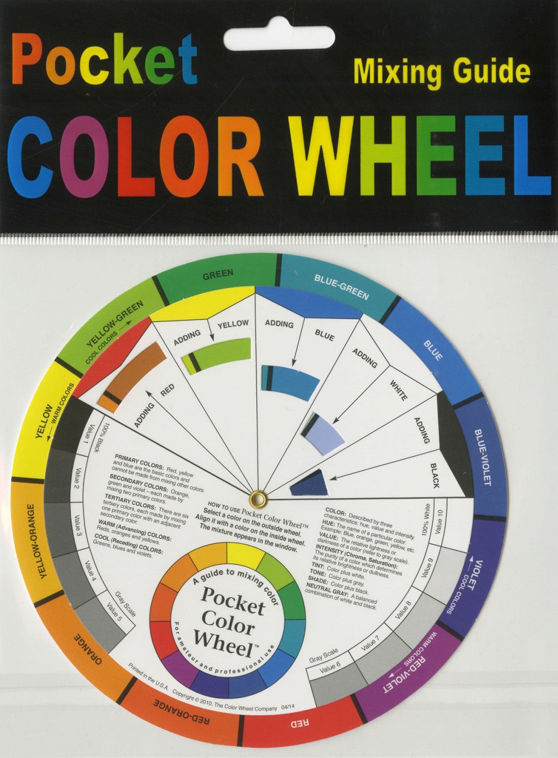 Pocket Color Wheel Mixing Guide