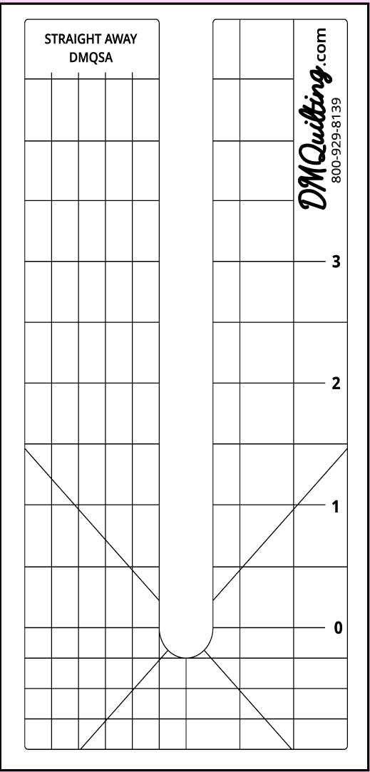 Westalee, DM Quilting, Straight Away Templates