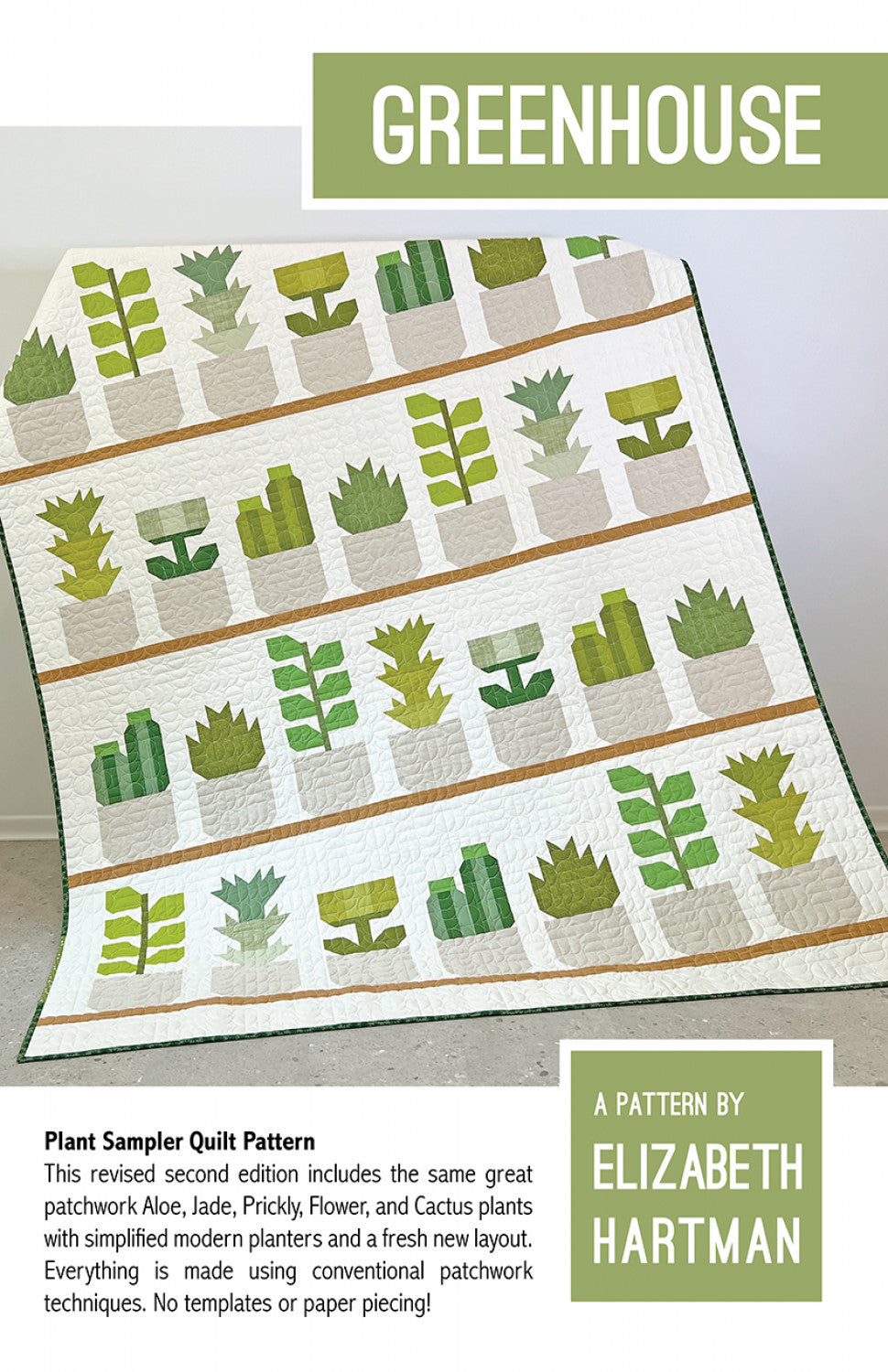 Greenhouse Quilt Pattern by Elizabeth Hartman