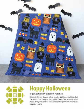 Happy Halloween Quilt Pattern - Elizabeth Hartman - EH077