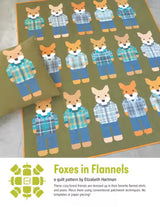 Fox in Flannels Quilt Pattern by Elizabeth Hartman