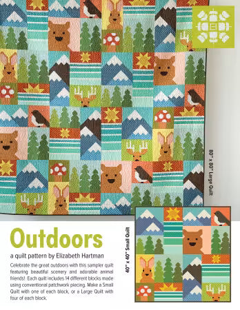 Outdoors -  Quilt Pattern by Elizabeth Hartman