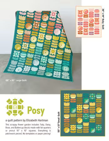 Posy Quilt Pattern by Elizabeth Hartman