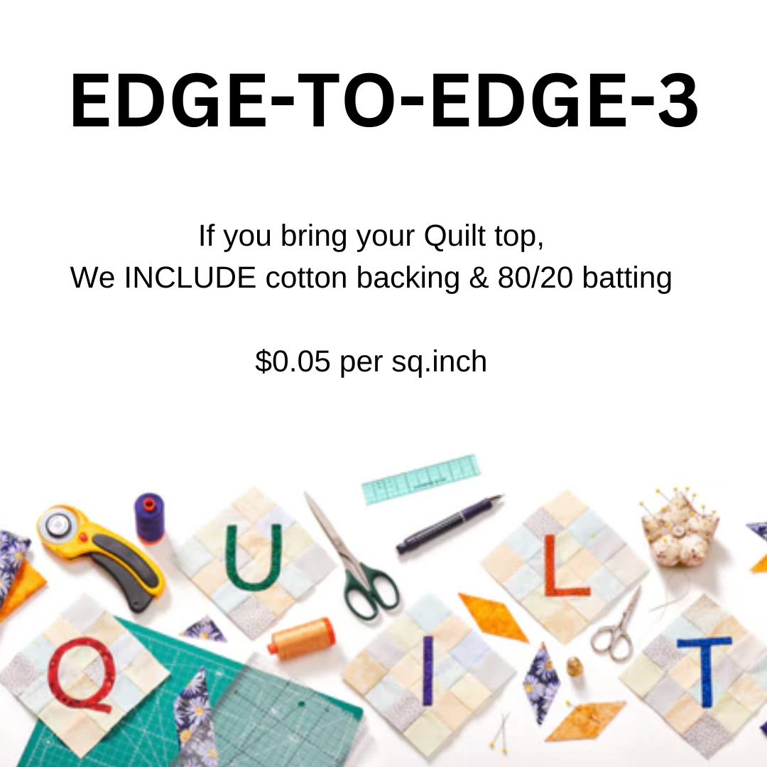 Service - Edge to Edge Quilting