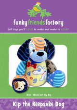 Kip the Keepsake Dog Pattern by Funky Friends Factory
