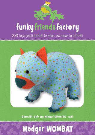 Wodger Wombat Pattern by Funky Friends Factory