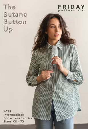 Butano Button Up Pattern by Friday Pattern Co.