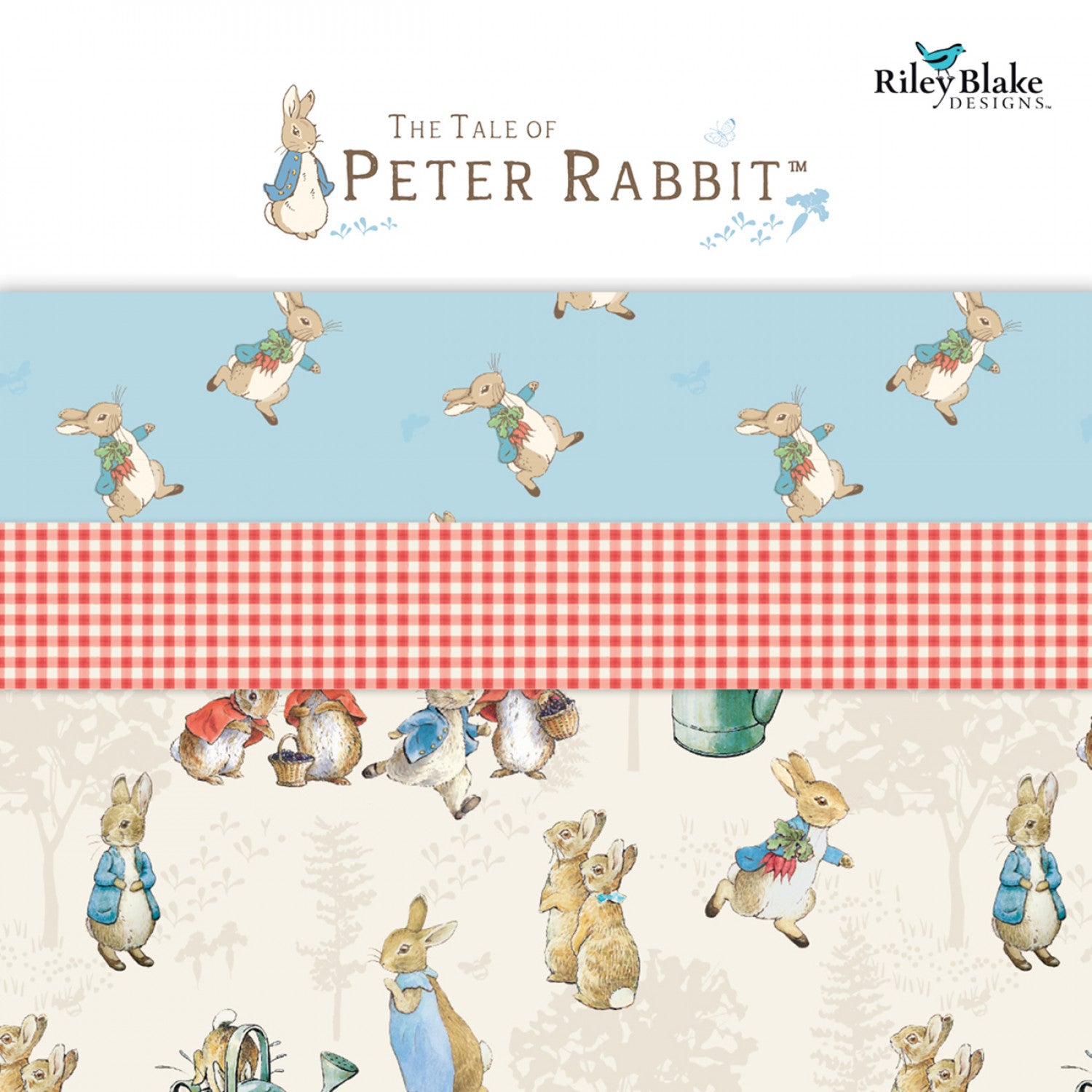 The Tale of Peter Rabbit 10in Squares - 42pcs