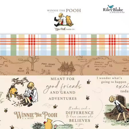 Riley Blake - Winnie the Pooh - Fat Quarter Bundle (18p)