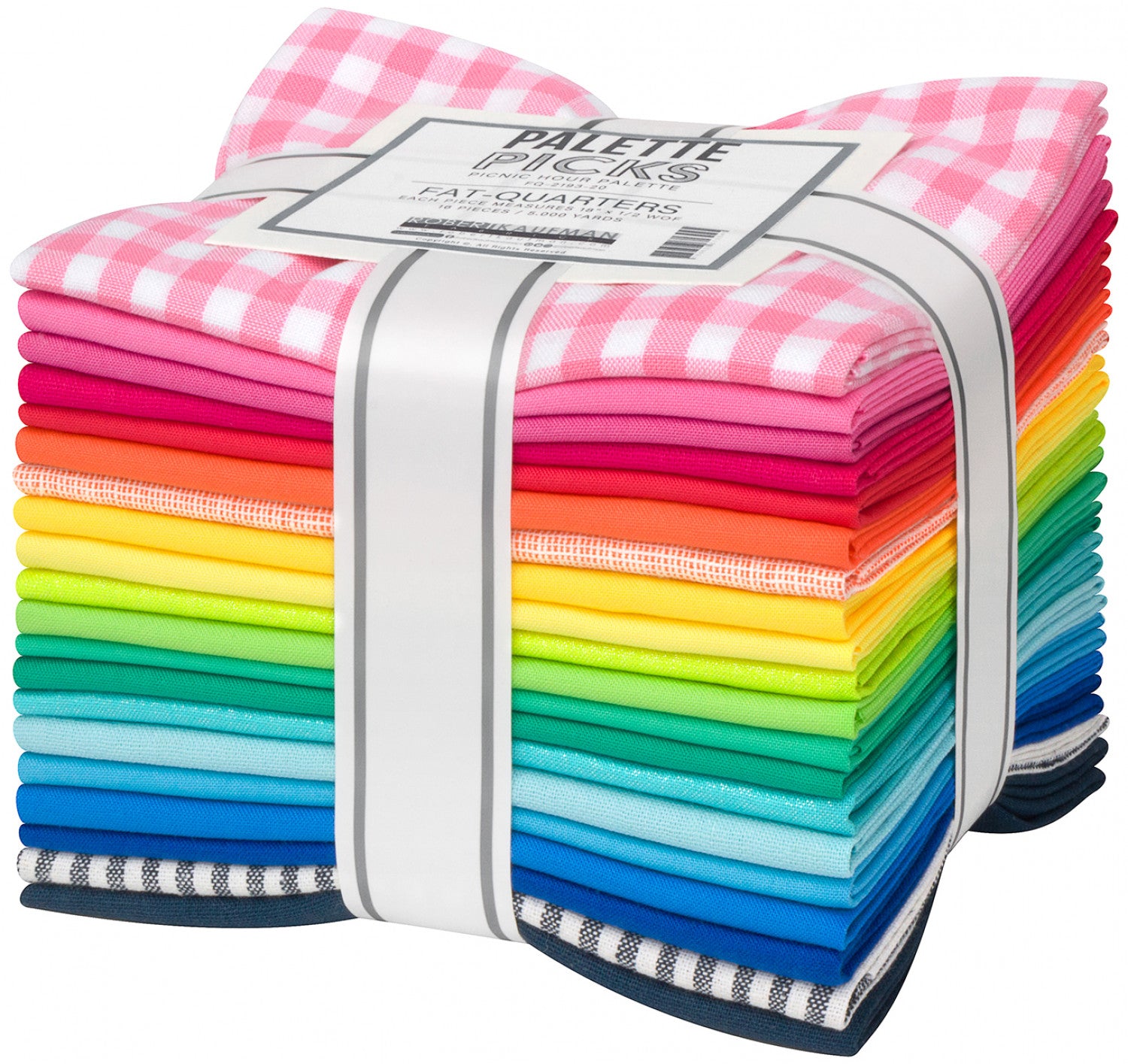 Palette Picks - Robert Kaufman - Picnic Hour Palette Fat Quarter Bundle 20pcs