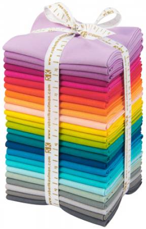 Kona Solids  Curated by Elizabeth Hartman Fat Quarter Bundle 25pcs