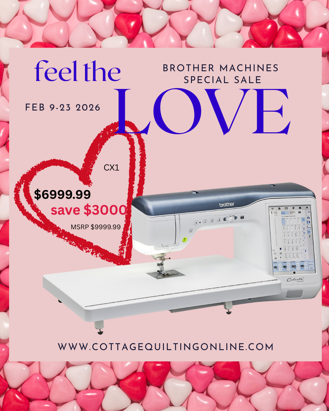 Brother Celeste CX1 Computerized Sewing Machine