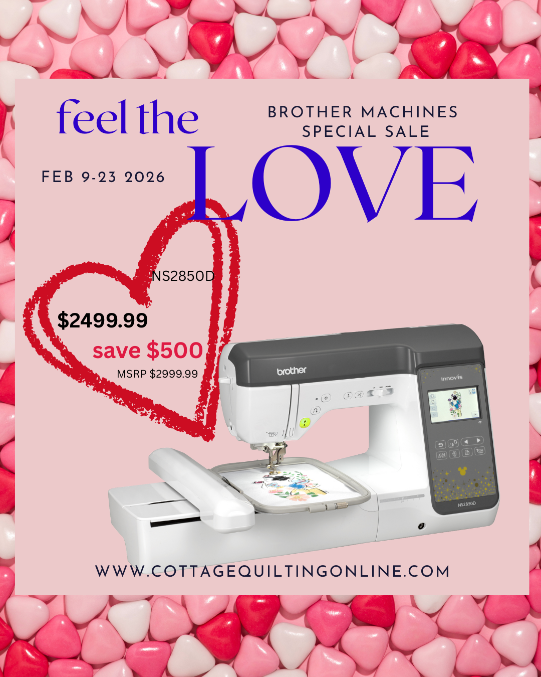 Brother - NS2850D - Sewing & Embroidery Machine