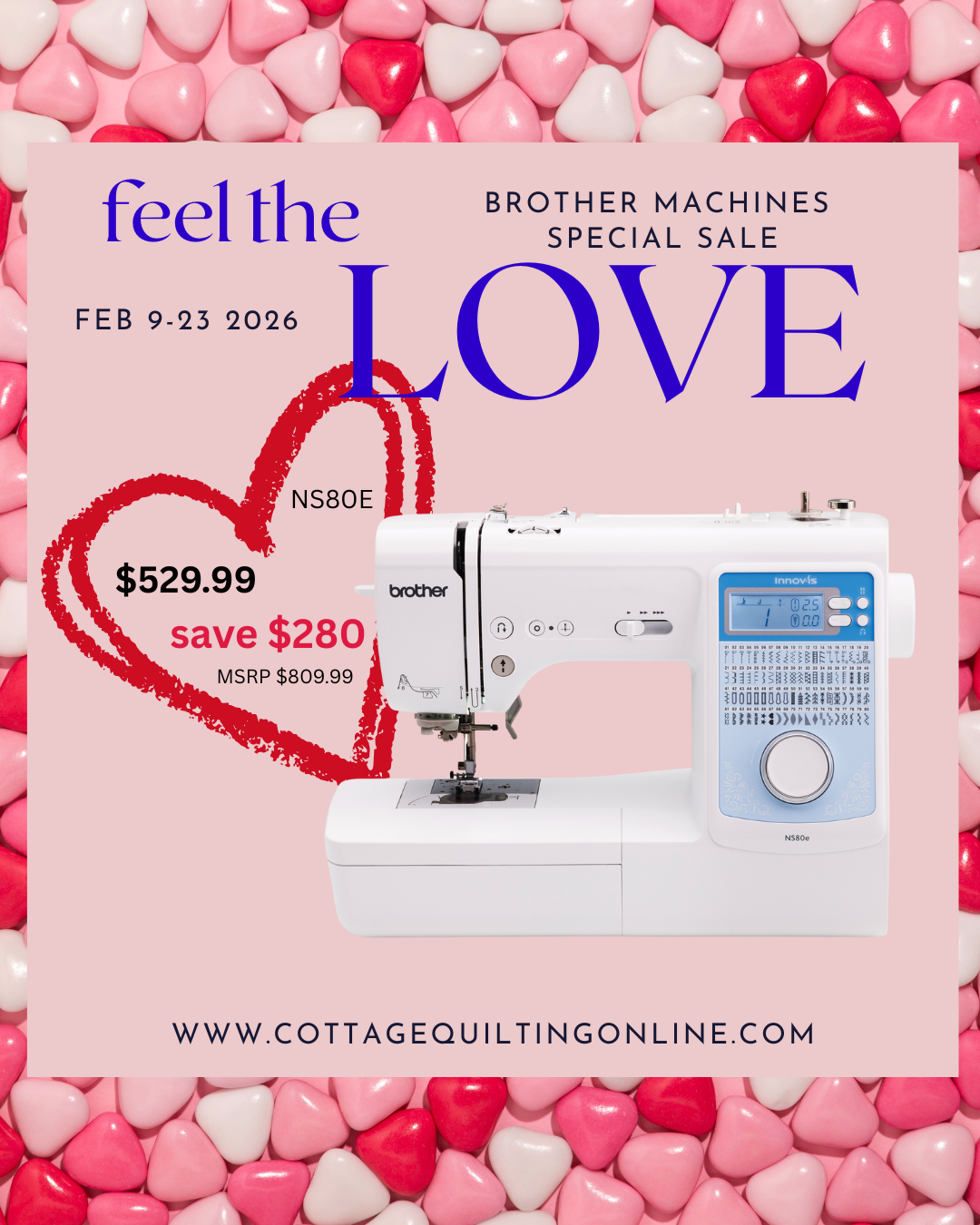 Brother - NS80e - Design Star 2 NS80E Sewing Machine