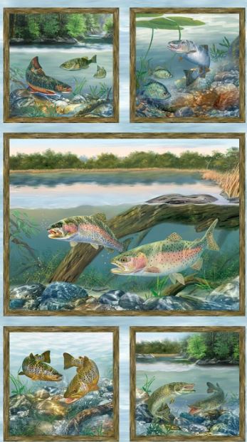 First Catch Panel by Wilmington Prints EP192