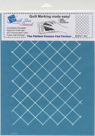 Quilting Stencil - Full Line Stencil One Inch Grid