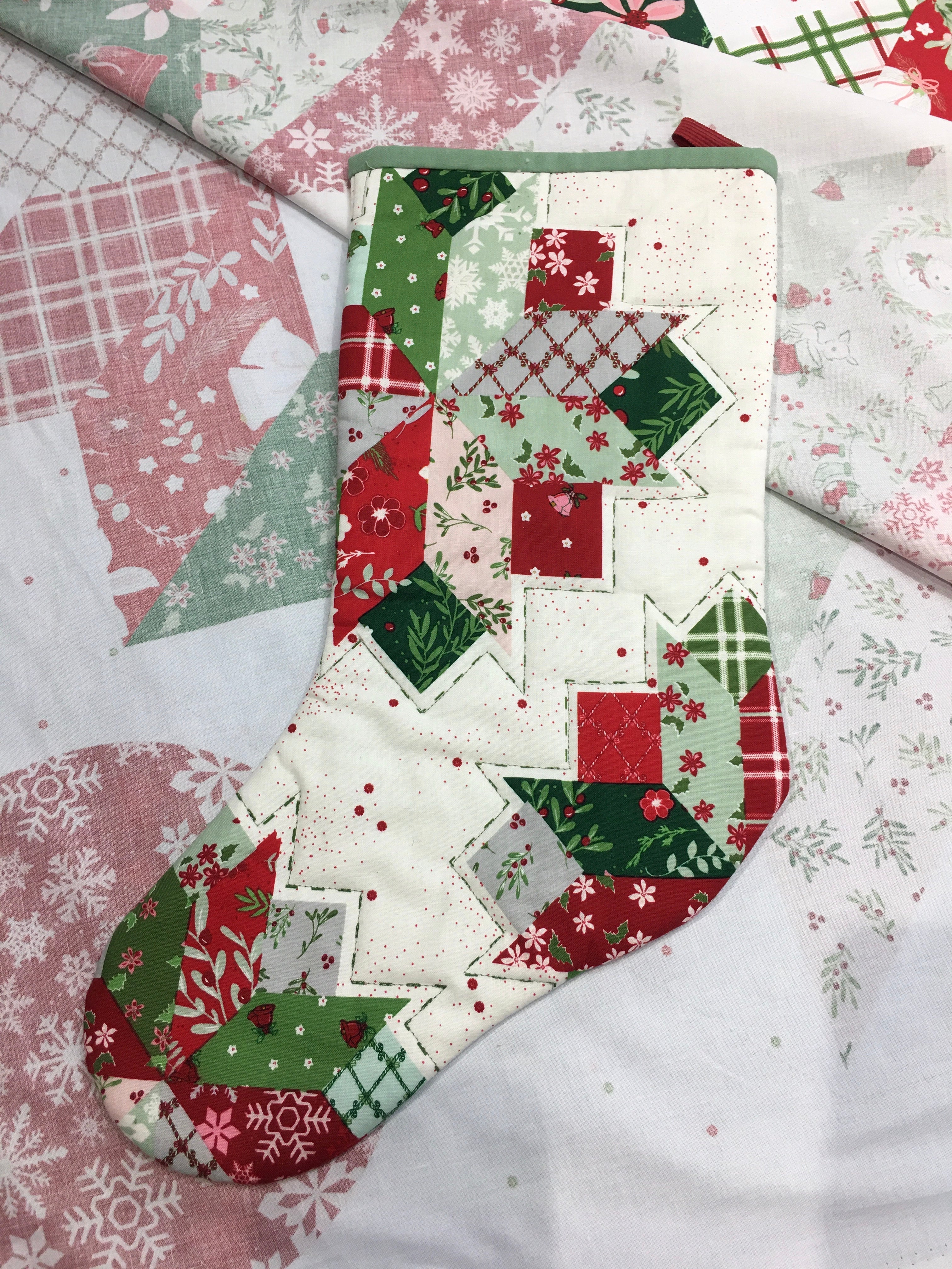 Store Sample- Mistletoe & Holly Christmas Stockings