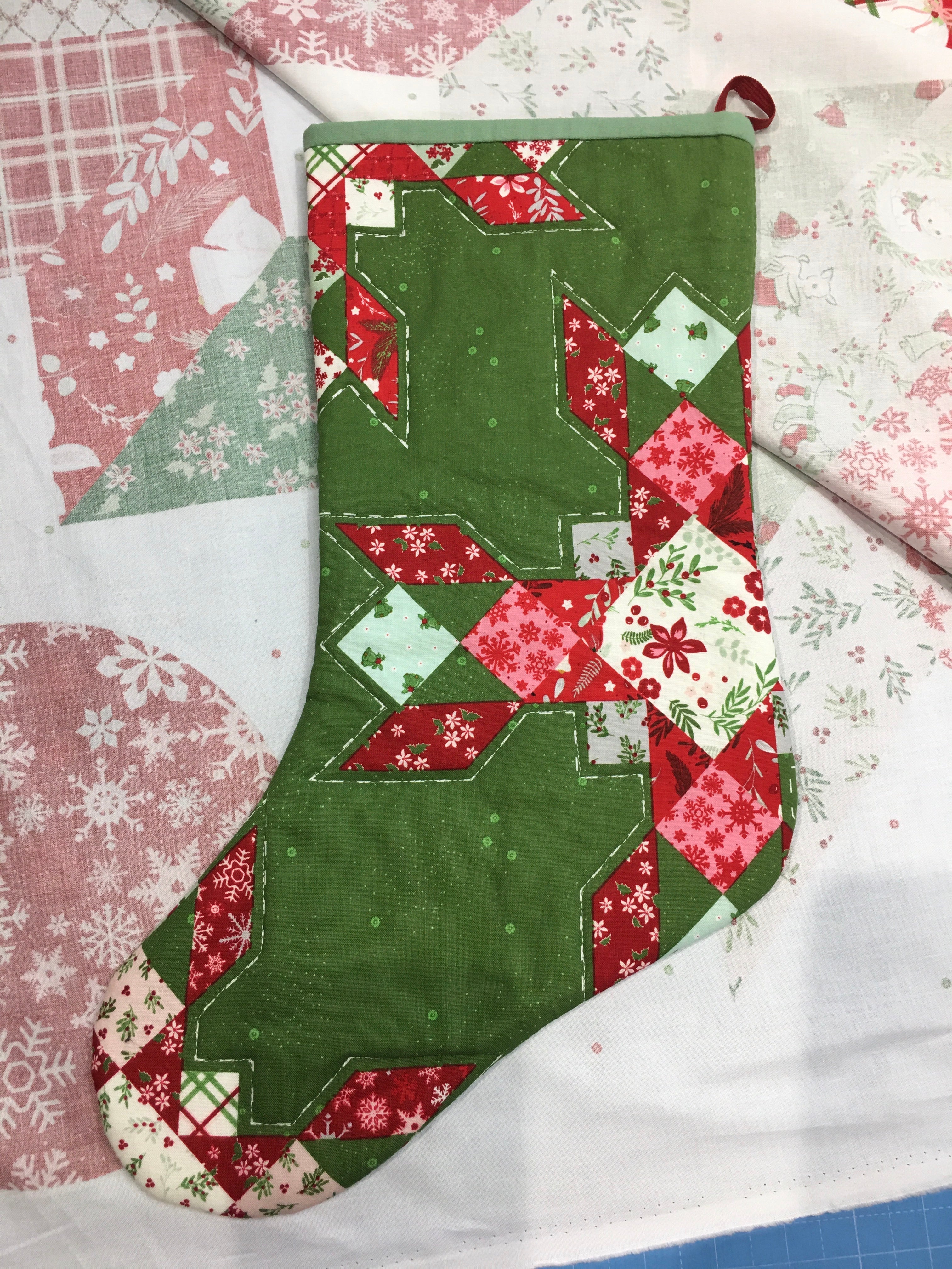 Store Sample- Mistletoe & Holly Christmas Stockings