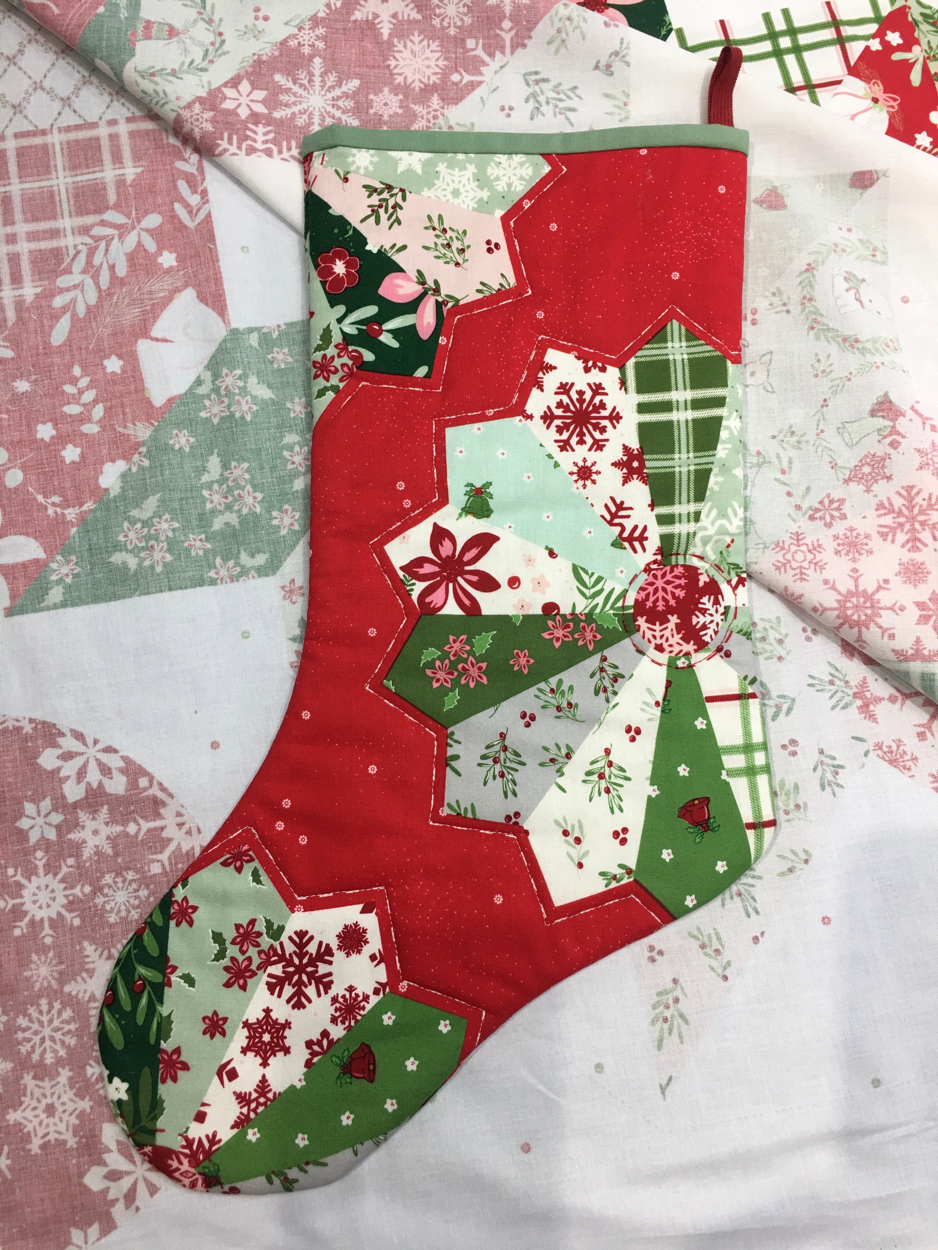 Store Sample- Mistletoe & Holly Christmas Stockings