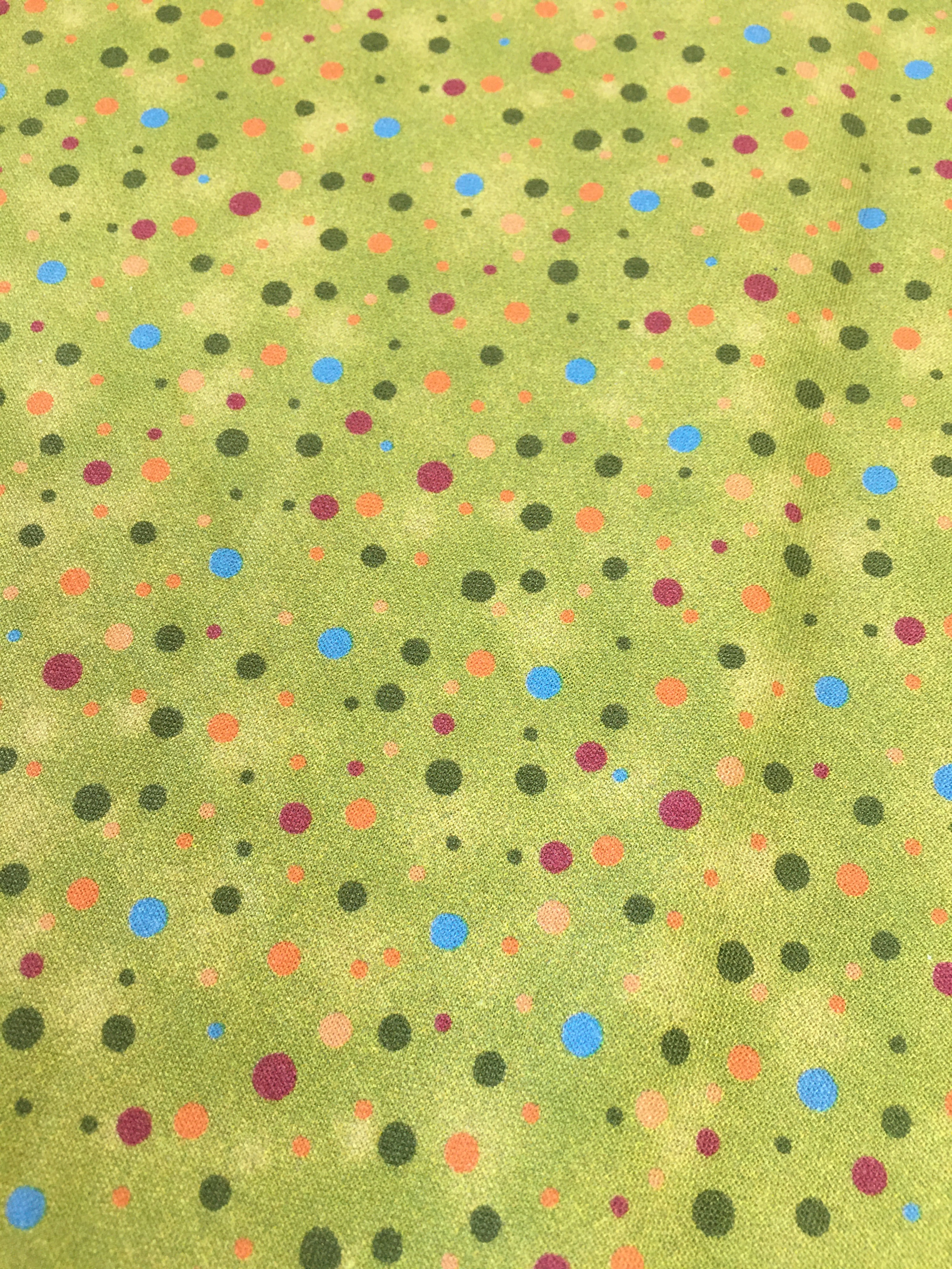 Paintbrush Studio UBUNTU 120-99842  Green Dots