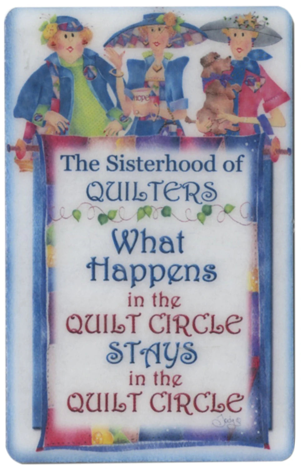 Sisterhood of Quilters Magnets - Quilt Circle