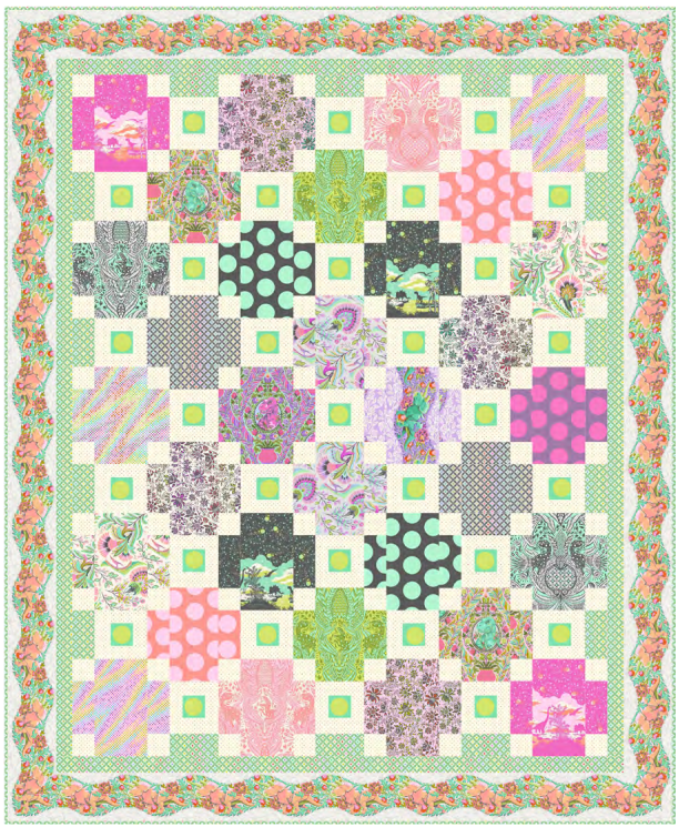 Tula Pink - Jurassic Party Quilt (download)