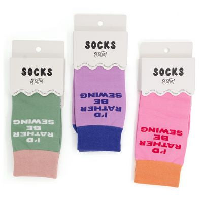 I'd Rather Be Sewing Socks - 3 Pack