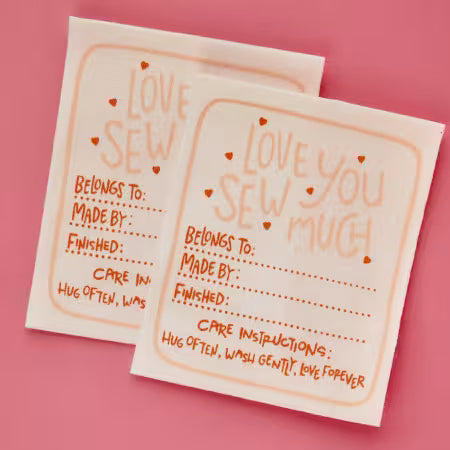 Love You Se Much Cotton Labels by Kati Cupcake