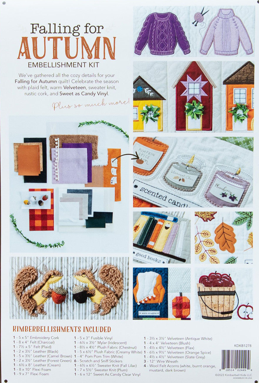 Kimberbell Falling For Autumn Embellishment Kit