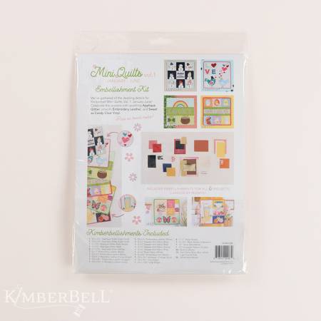 Kimberbell Mini Quilts Volume 1 Jan-Jun Embellishment Kit