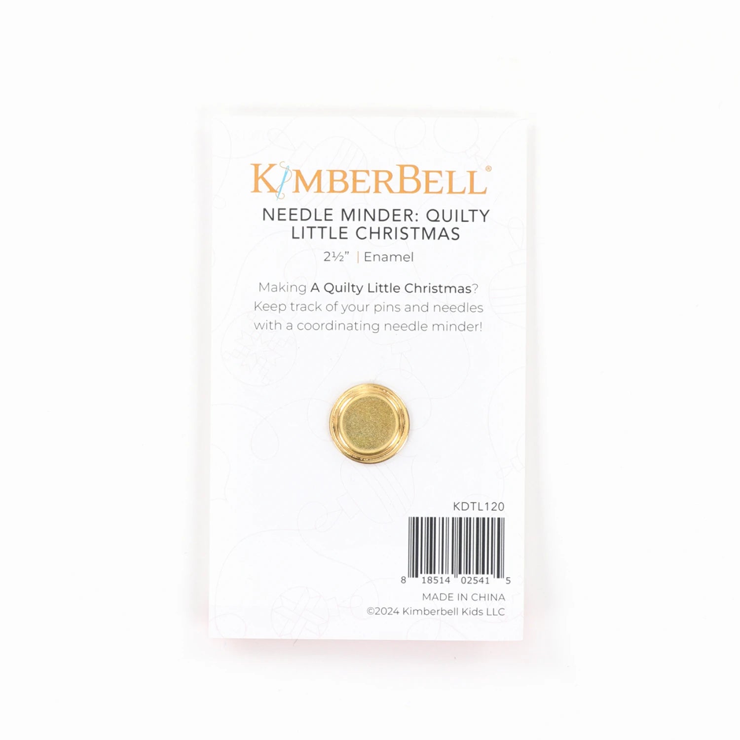 Kimberbell Needle Minder: A Quilty Little Christmas