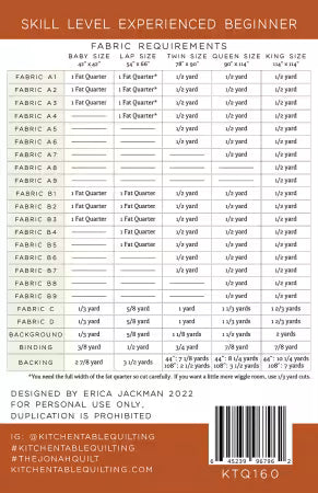 Kitchen Table Quilting - The Jonah Quilt Pattern
