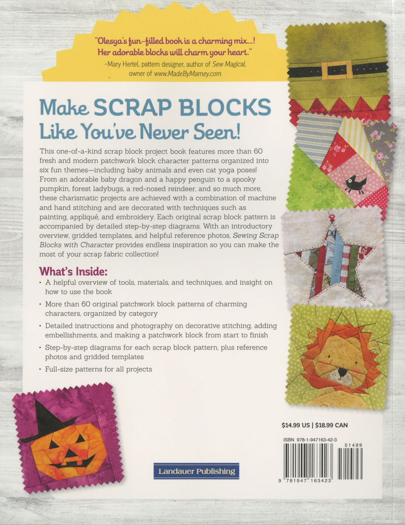 Sewing Scrap Blocks with Character