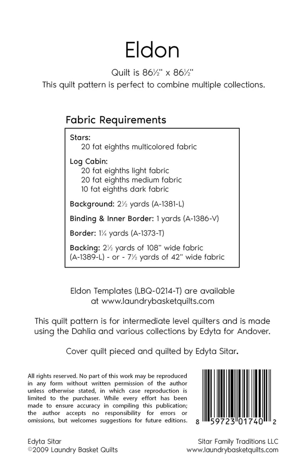 Eldon - Dahlia Pattern