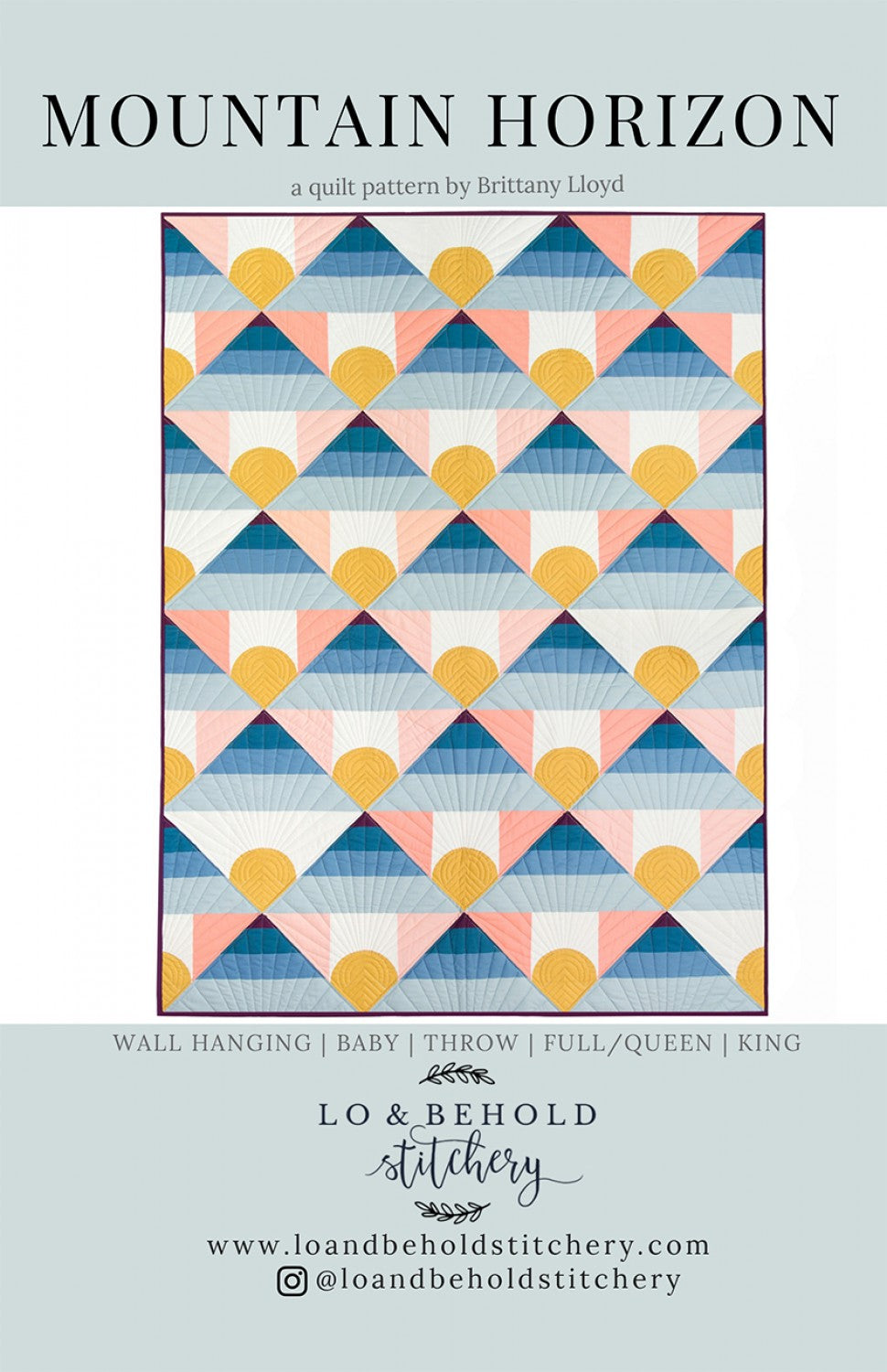 Mountain Horizon by Lo & Behold Stitchery