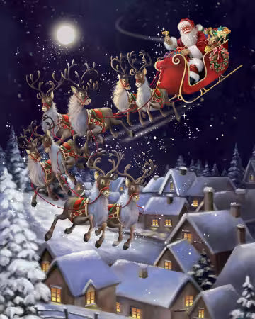 Santa Is Coming Panel
