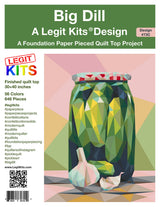 Legit Kits - Big Dill Foundation Paper Pieced Pattern