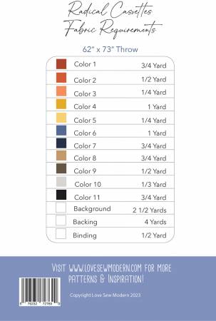 Radical Cassettes Quilt Pattern