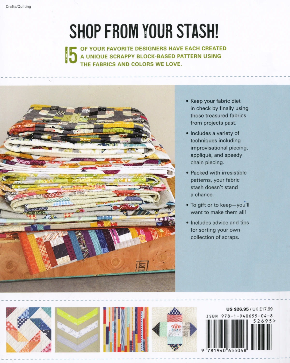 Scraps Inc. Quilting Book