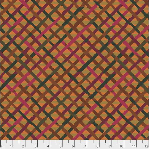 Kaffe Fassett Collective - Mad Plaid - Rust