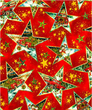 Noel Stars By Oasis Fabrics- 59-4301