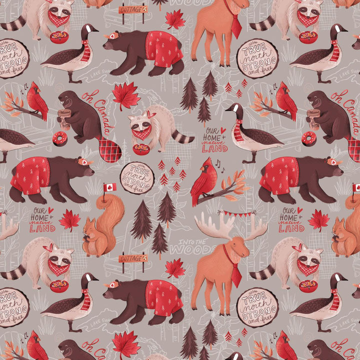 Fineapple Pair - Oh Canada - The True North – Grey - 36250101-02