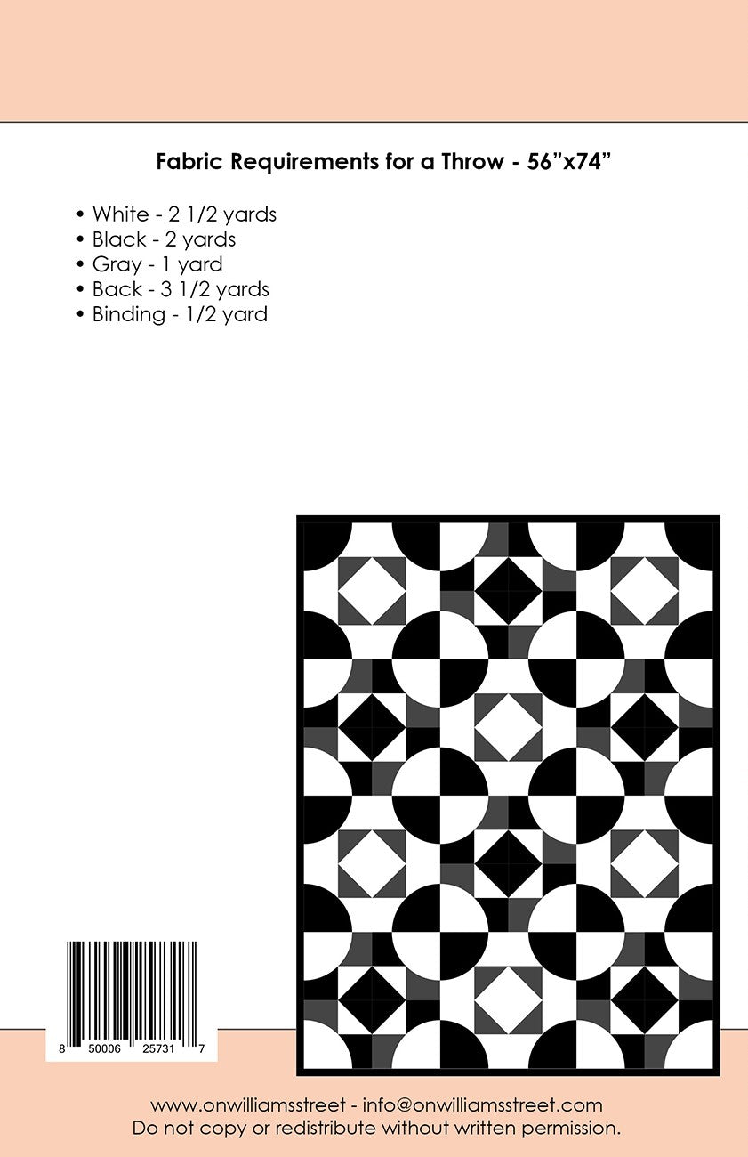 Monochromality Quilt Pattern