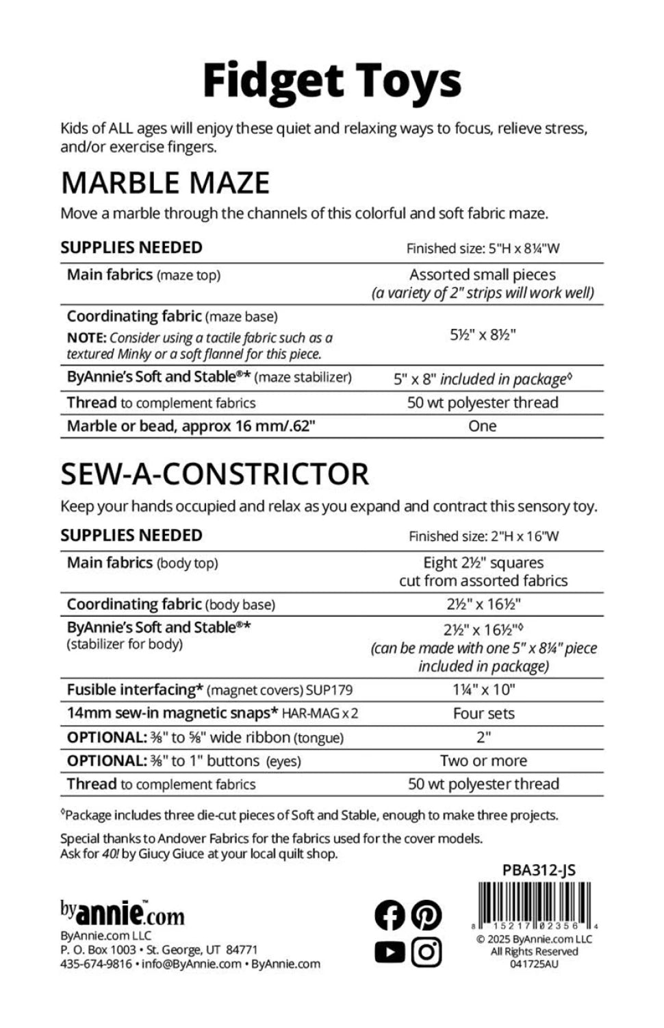 Fidget Toys Jump Starters - By Annie