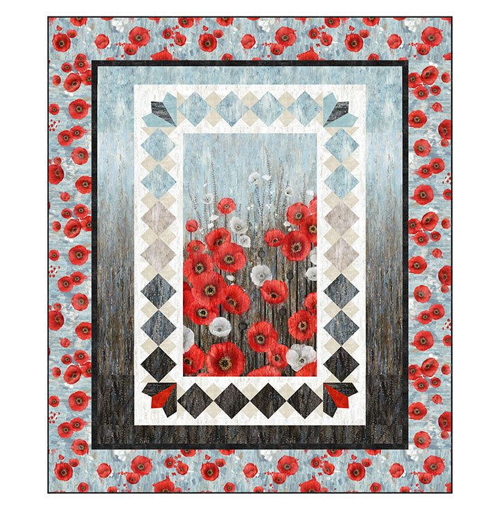 Duskwild - Poppy Meadow Quilt Pattern