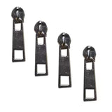 Decorating Diva - Silver Zipper Pulls, Pack of 4