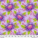 Tula Pink - Floral Reef - Friends & Anemones - Ultraviolet - PWTP265.ULTRAVIOLET