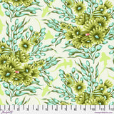 Tula Pink - Floral Reef - Shadow Sharks - Seagrass - PWTP267.SEAGRASS