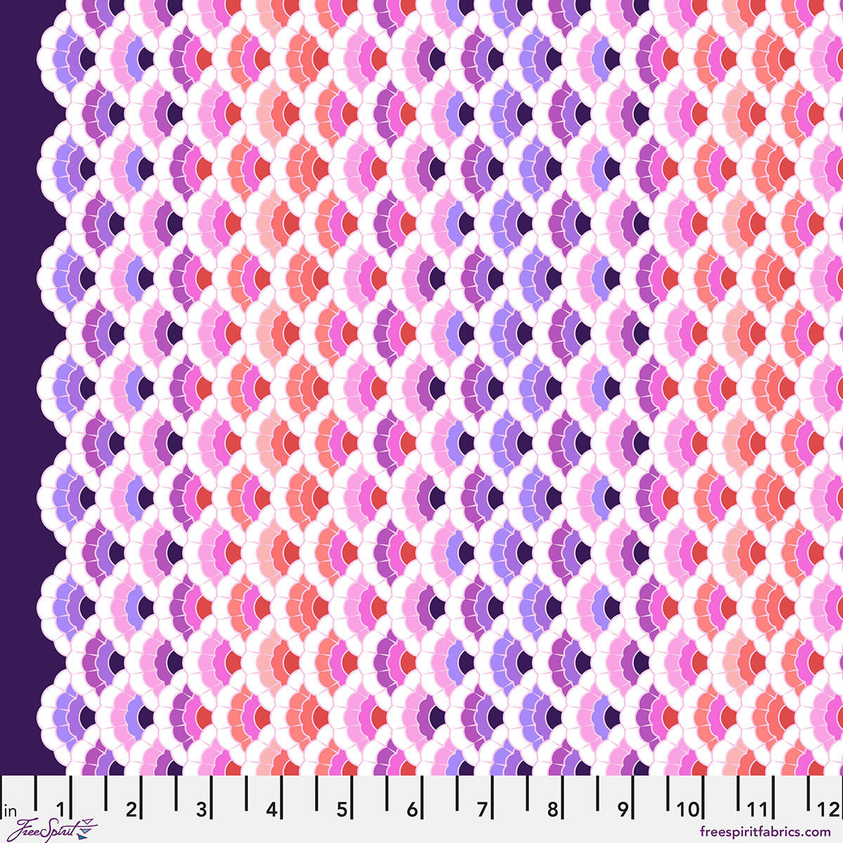 Tula Pink - Floral Reef - Aquatic Lace - Ultraviolet - PWTP269.ULTRAVI